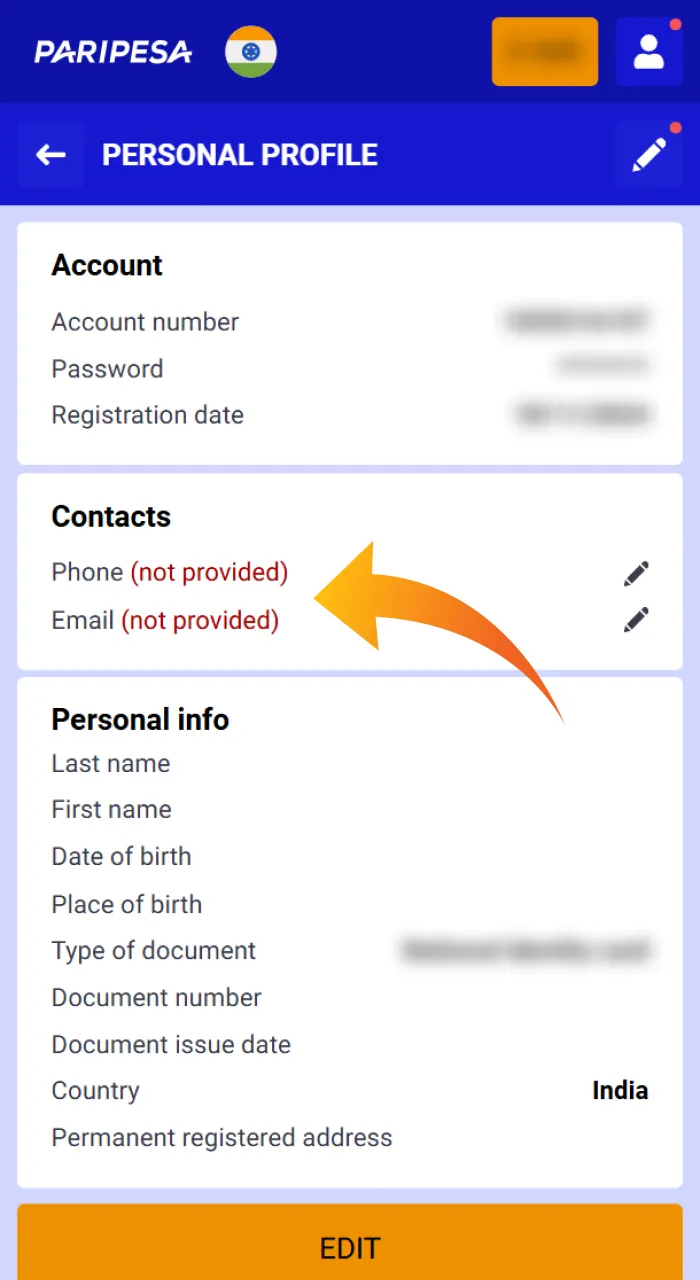 Finalize your PariPesa profile and connect your phone number.