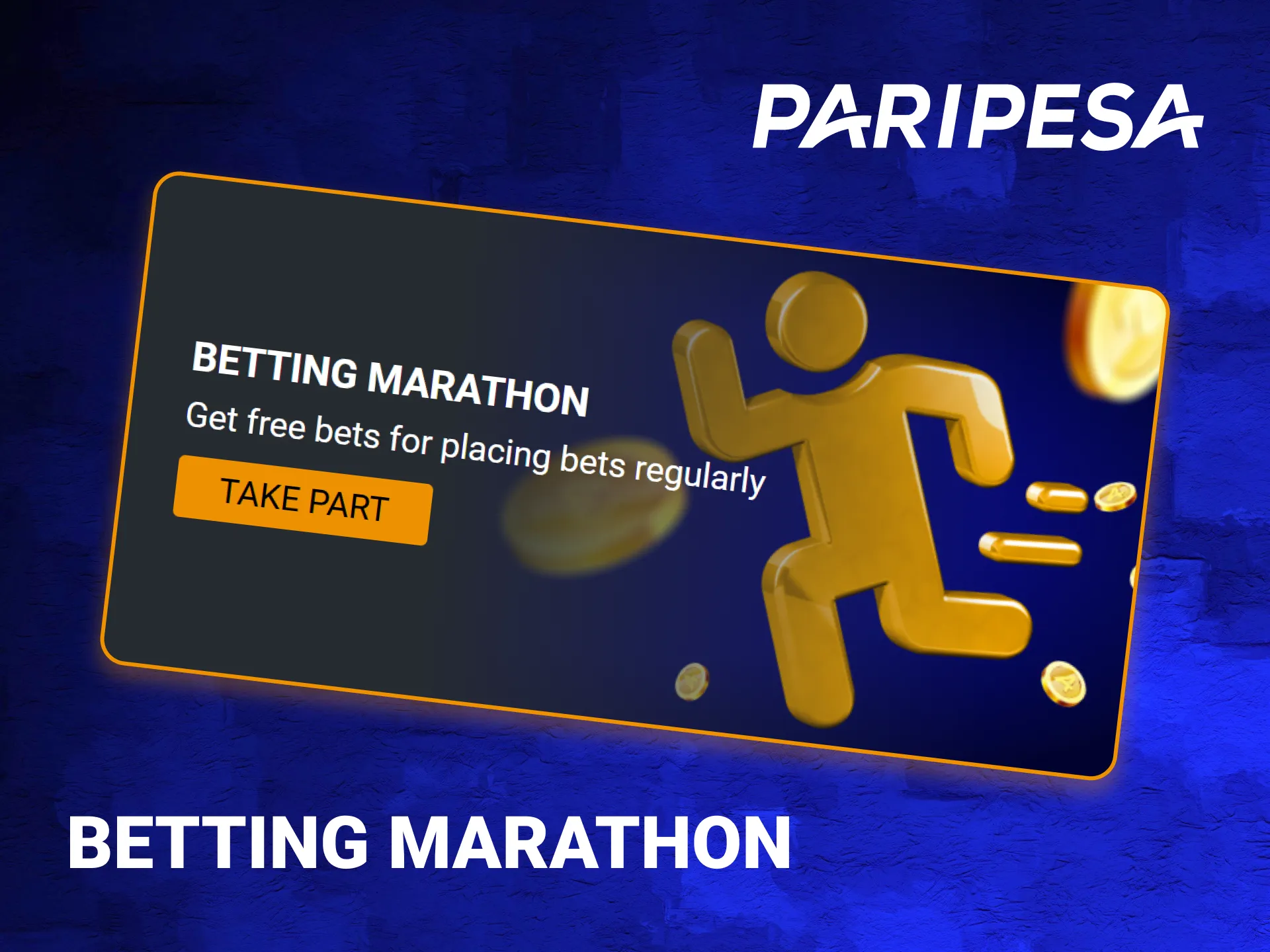 On PariPesa you can earn the Betting Marathon bonus by placing bets daily.